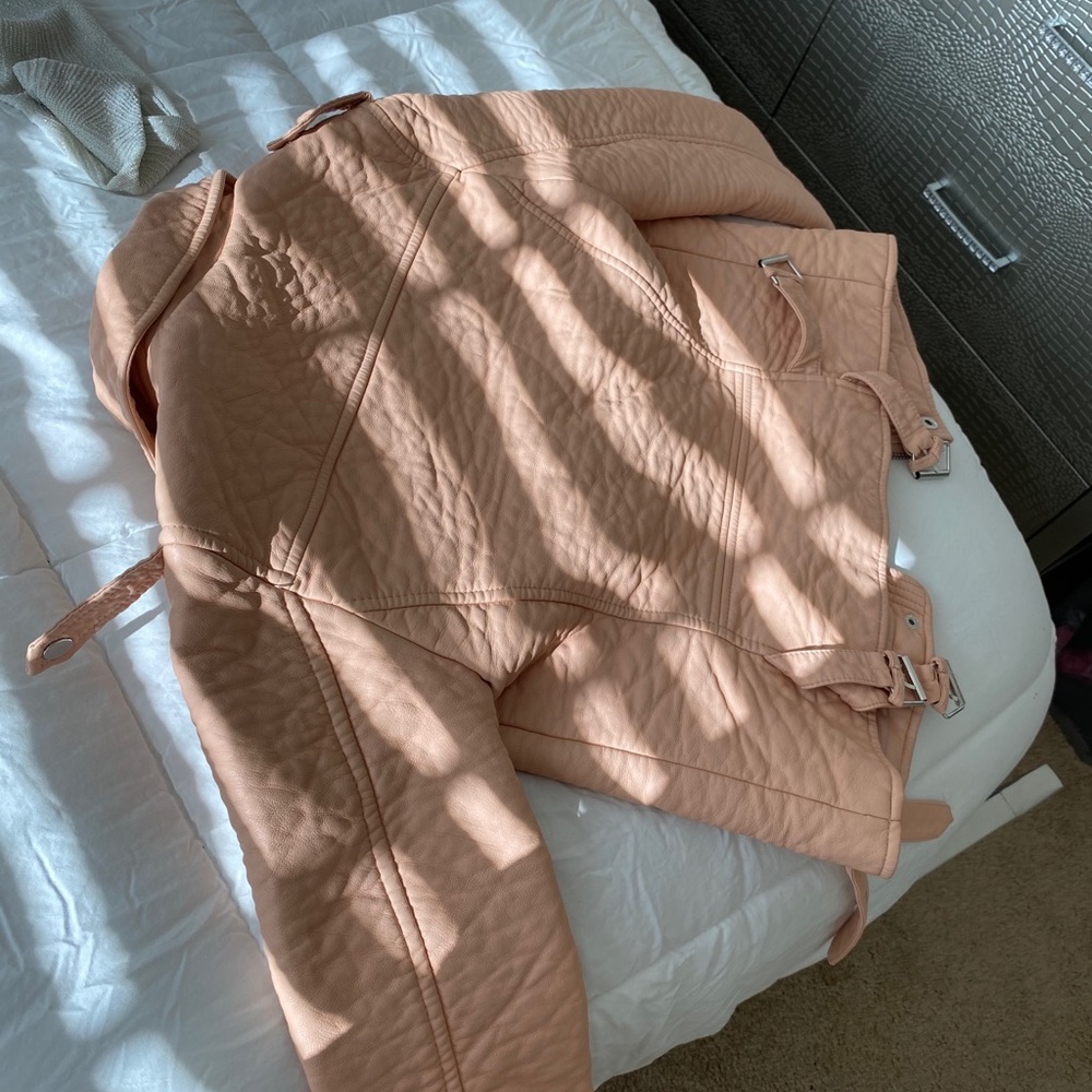 PINK MOTO JACKET - Picture 3 of 5
